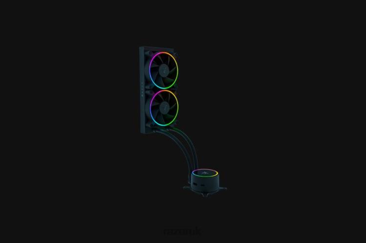 Razer Hanbo Chroma RGB AIO Liquid Cooler (aRGB Pump Cap) One Color Pc Component 8NV0J19