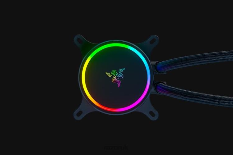 Razer Hanbo Chroma RGB AIO Liquid Cooler (aRGB Pump Cap) One Color Pc Component 8NV0J19