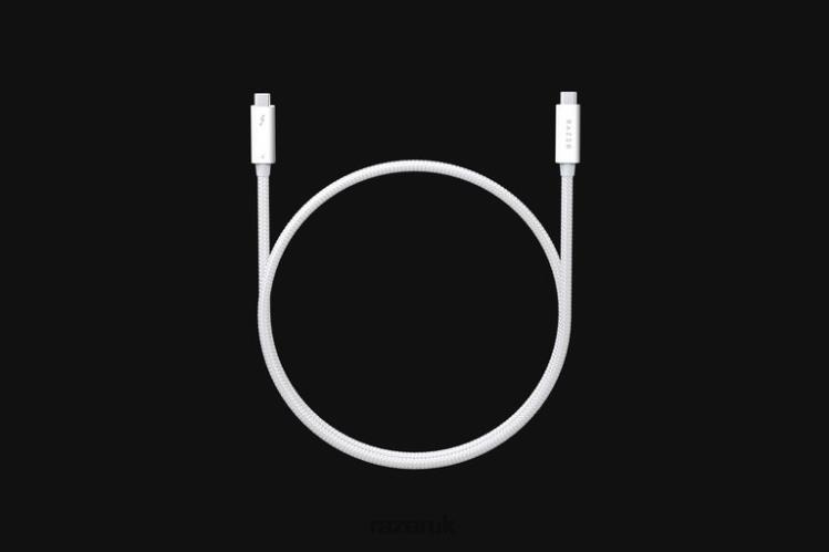 Razer Thunderbolt 4 Cable White Pc Component 8NV0J22