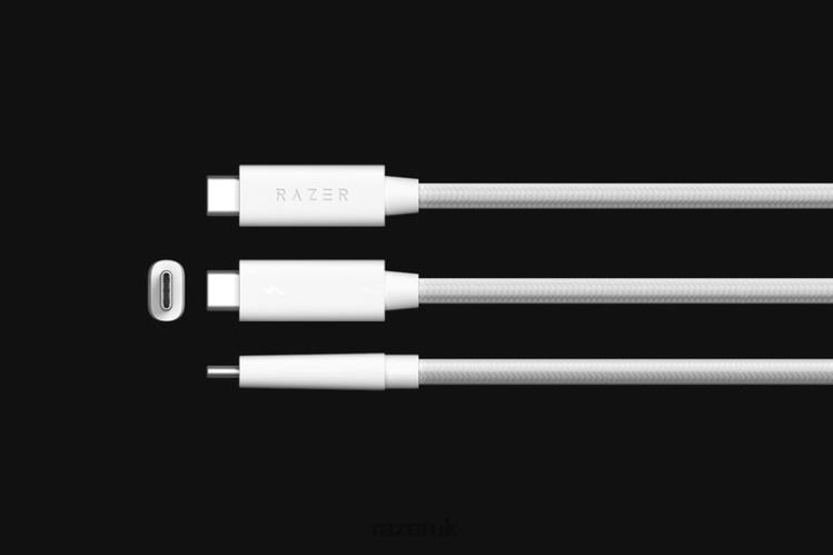 Razer Thunderbolt 4 Cable White Pc Component 8NV0J22