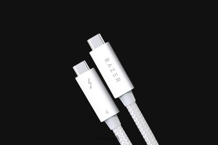 Razer Thunderbolt 4 Cable White Pc Component 8NV0J22
