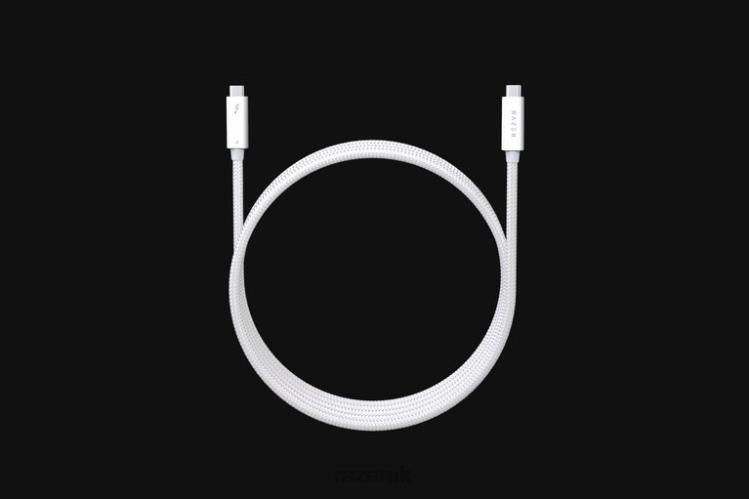 Razer Thunderbolt 4 Cable White Pc Component 8NV0J24