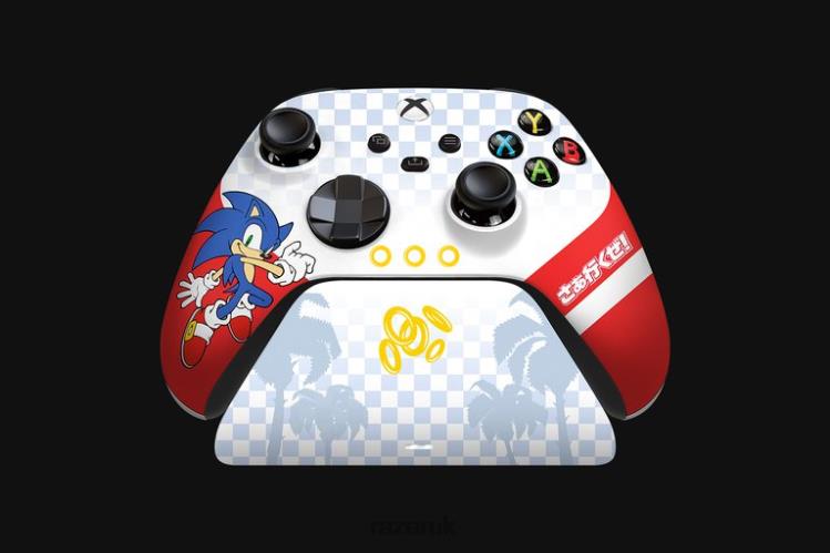 Razer Sonic the Hedgehog Wireless Controller & Quick Charging Stand for Xbox One Color Console 8NV0J167
