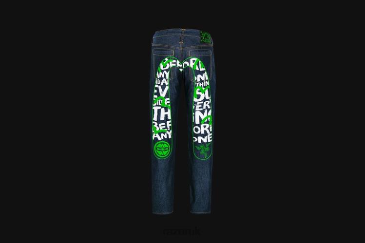 Razer EVISU Daicock Print with Embroidery Carrot-Fit Jeans #2017 One Color Apparel 8NV0J192