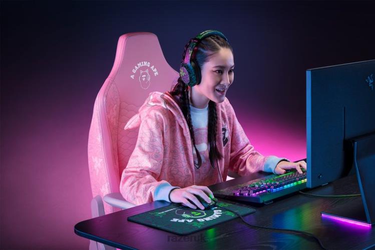 Razer X *A Bathing Ape Iskur Quartz Gaming Chair 8NV0J126